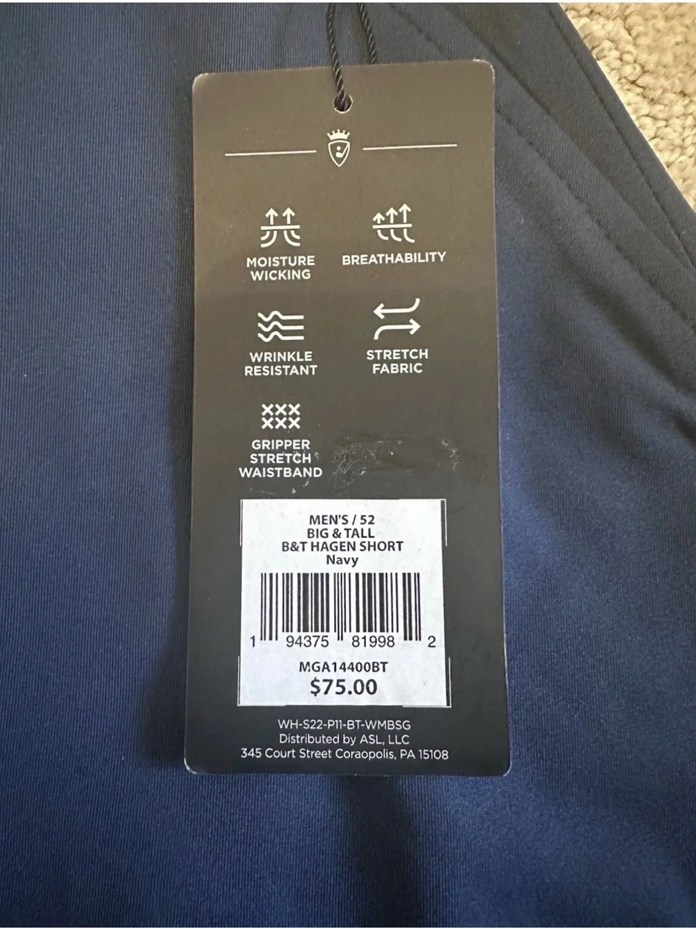 Men’s Walter Hagen Golf Shorts
